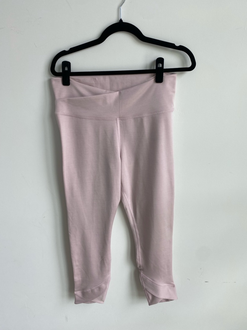 Women’s Nike Light Pink Fold-Over Waist Leggings